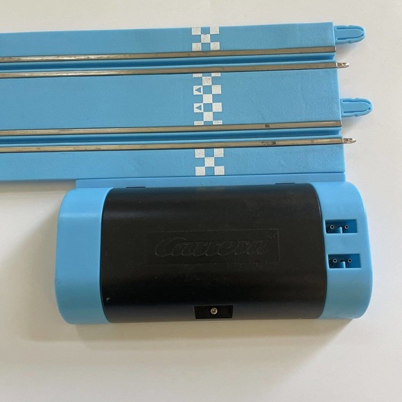 CARRERA TRACK Slot‎ Car Mario Brothers Blue Curves Straight UNTESTED Replacement - Picture 7 of 11